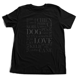 Dog Love / languages of the world collage for the Dog Mom or Dog Dad