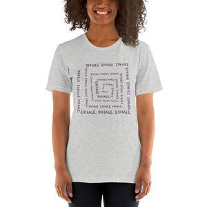 Inhale. Exhale. Inhale.... — Yoga / Zen premium unisex t-shirt