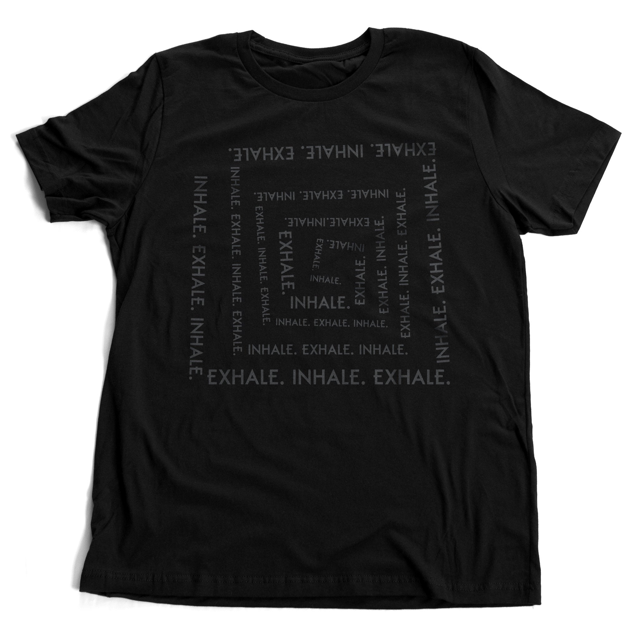 Inhale. Exhale. Inhale.... — Yoga / Zen premium unisex t-shirt