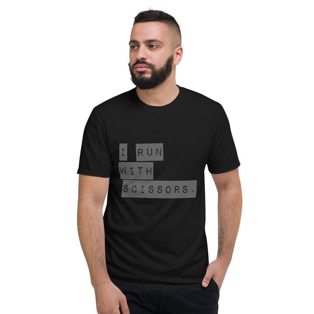 I Run with Scissors — Sarcastic Retro Premium Unisex Shirt