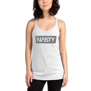 NASTY — a NASA parody/satire — Premium Women's Racerback Tank