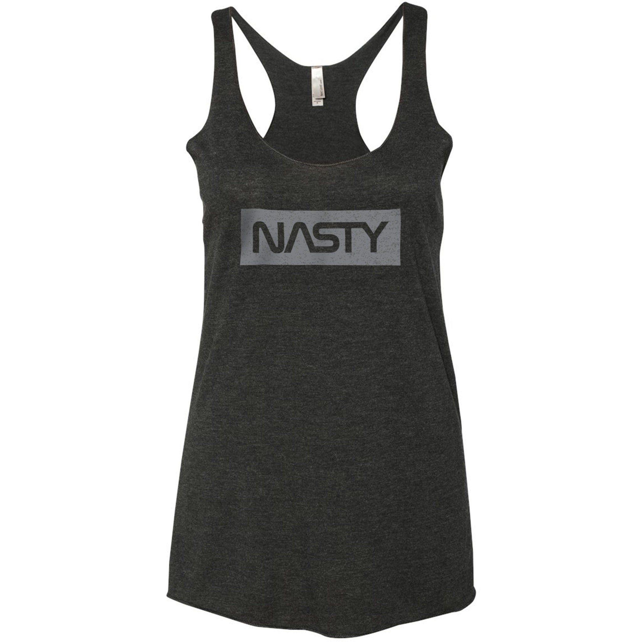 NASTY — a NASA parody/satire — Premium Women's Racerback Tank