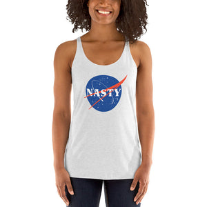 NASTY — a NASA Parody Women's Racerback Tank