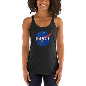 NASTY — a NASA Parody Women's Racerback Tank